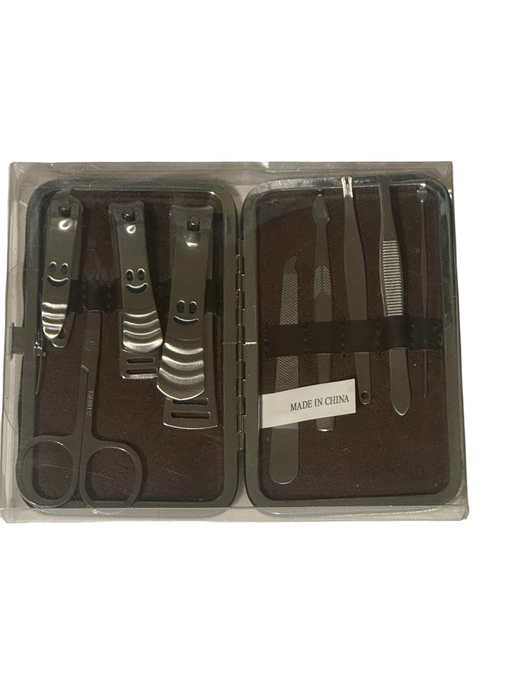 7-Piece Stainless Steel Manicure Set - Silver with Case NEW!